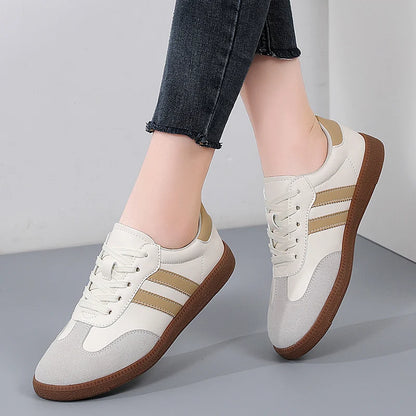 2024 Women Fashion Spring Trend Casual Flats New Comfort Vulcanized Platform Skateboard