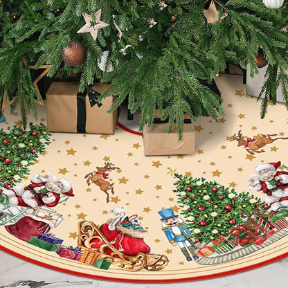 Santa Claus Gift Tree Mat - 48"