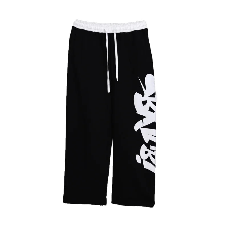 Street Dance Black Graffiti Halloween Pants