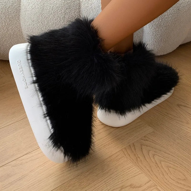 Casual Fashion Plush Comfortable Warm Cozy Stylish Snow Boot