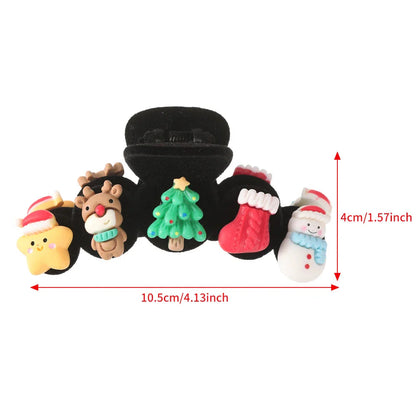 Snowman Flocking Winter Fashion Hair Accessory