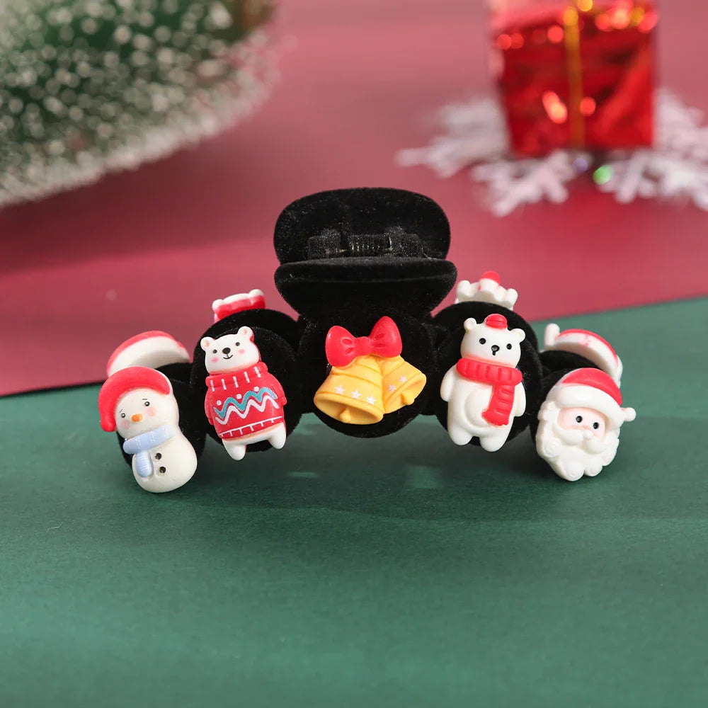 Snowman Flocking Winter Fashion Hair Accessory