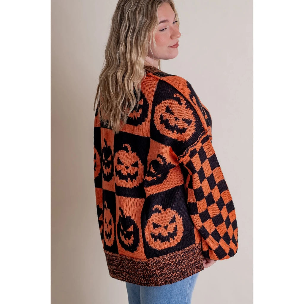 Gingerbread Aesthetic Christmas Sweater - Long Sleeve, Round Neck