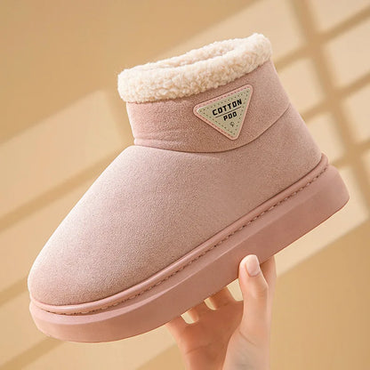 Fur Fluffy Cozy Soft Plush Fuzzy Casual Snow Boot