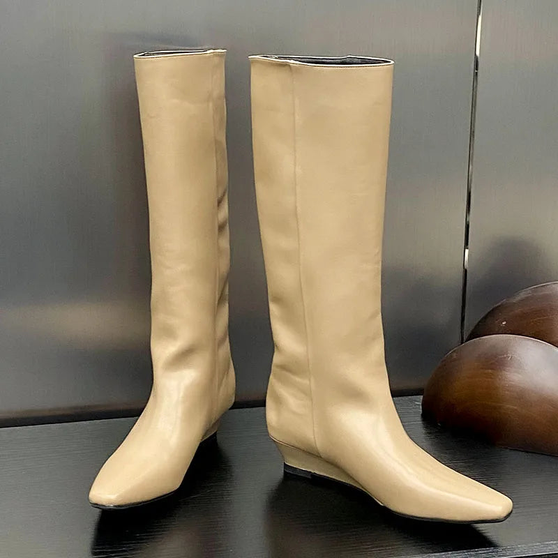 Elegant Chic Stylish Modern Pointed Toe Comfortable Knee High Boots