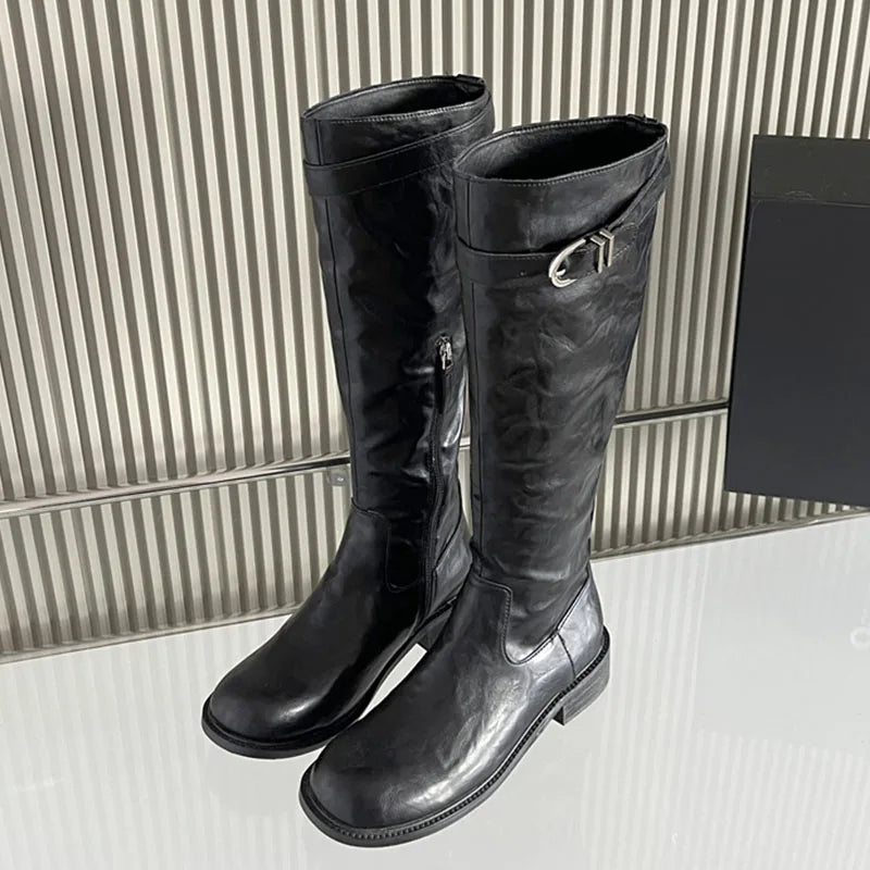 Stylish Fashionable Unique Pointed Toe Comfortable Knee High Boots