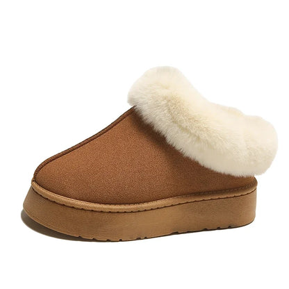 Faux Fur Winter Boots for Women 2024 Non Slip Women's Snow Boots Plush Warm Fashion Short Boot Comfortable Warm Platform Shoes