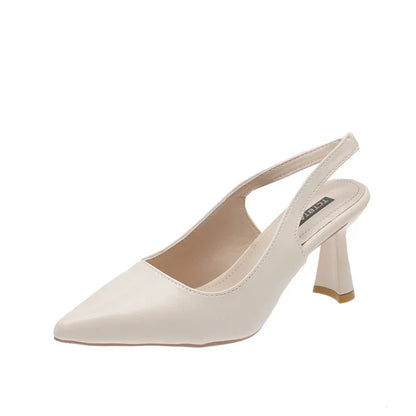 Fashionable Stylish Open Toe Summer New Elegant Simple High Low Heel Pumps