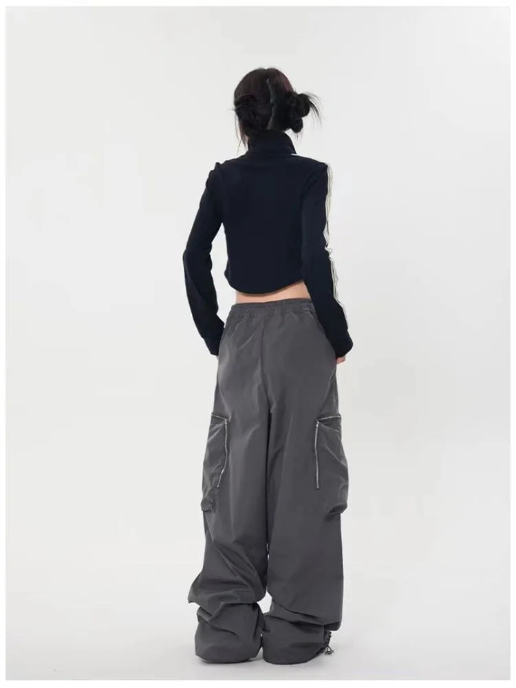 Hip Hop Baggy Cargo Y2K Streetwear Oversize Wide Leg Techwear Korean Pant