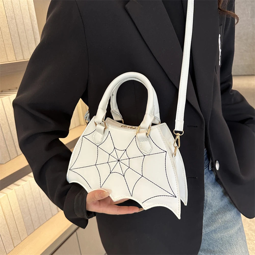 Halloween Novelty Fashion Bat WingCreative PU Leather Women's Crossbody Bag