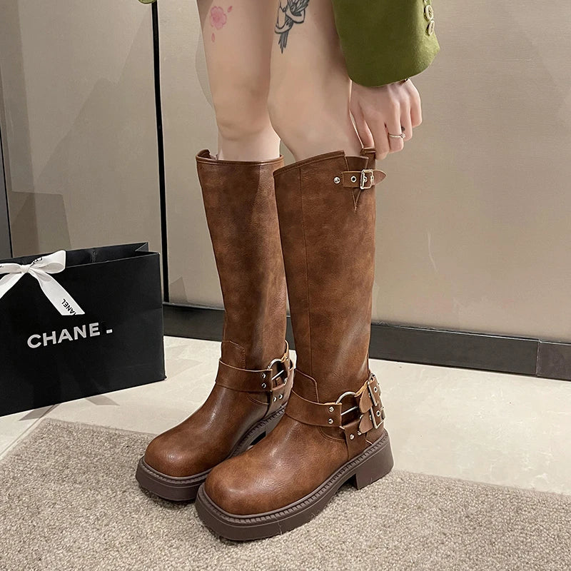 Elegant Chic Stylish Pointed Toe Comfortable Knee High Boots