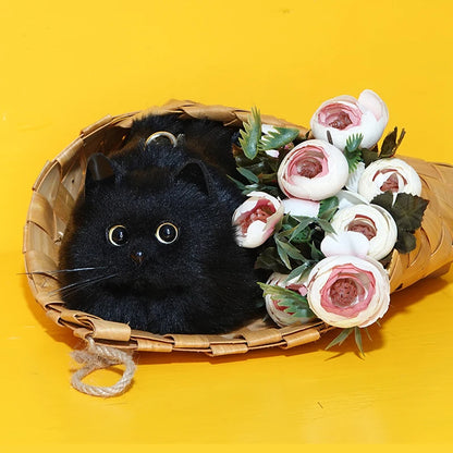 Luxury Mini High Quality Cute Black Cat Women's Fashion Crossbody Bag