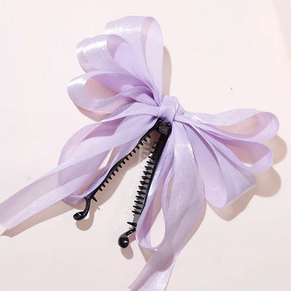 Banana Clip Double Layer Horsetail Christmas Hair Accessory