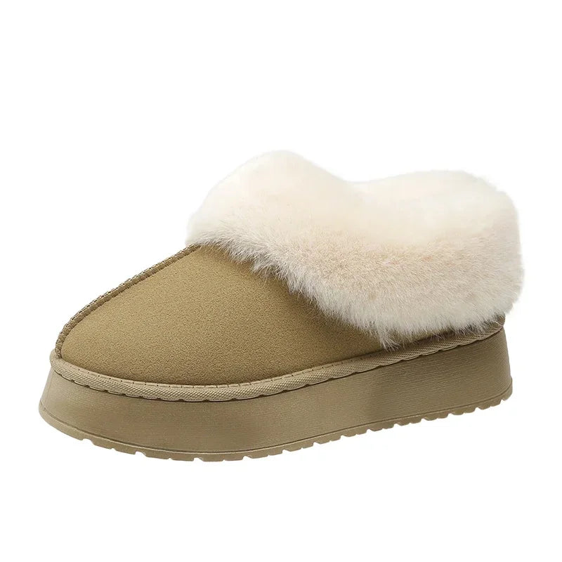 New Warm Casual Short Plush Fur Ankle Sporty Comfortable Snow Boot