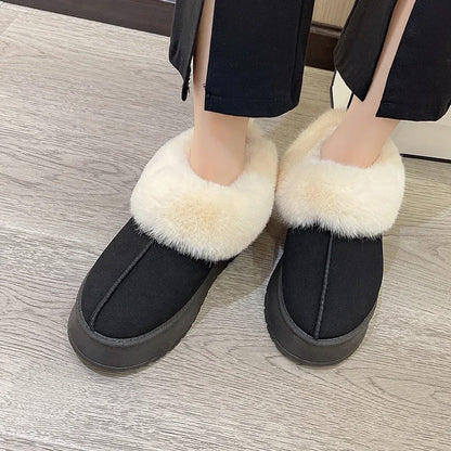 New Warm Casual Short Plush Fur Ankle Sporty Comfortable Snow Boot