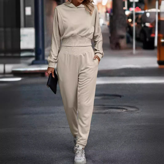 Casual Soft Comfortable Relaxed Cozy Simple Classic Long-Sleeve Suit