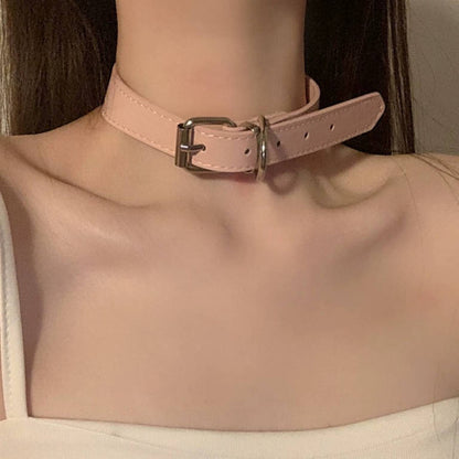 Choker Design Leather Neck Gothic Punk Cool Necklace