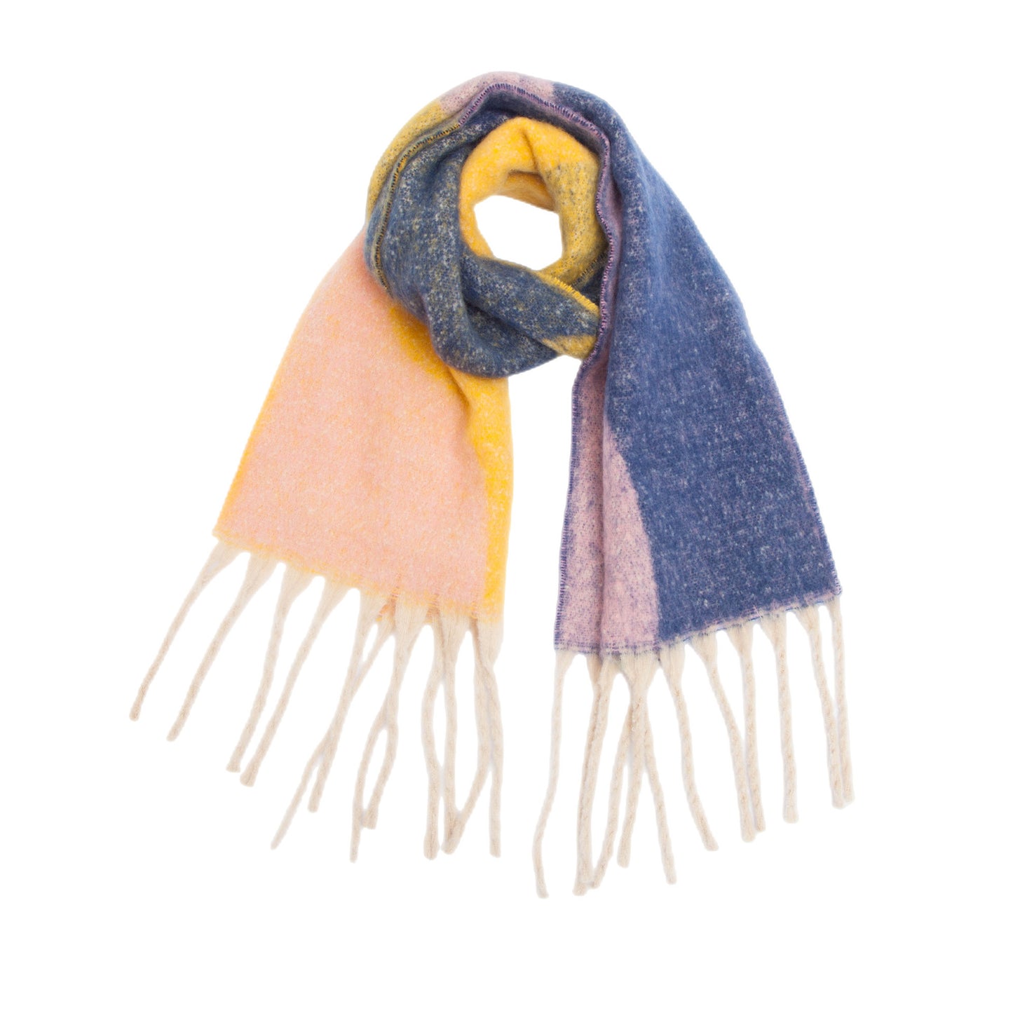 Thickened Cape Autumn Winter Loop-yarn Geometric Scarf