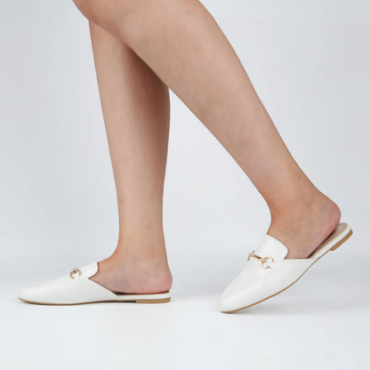 Backless Slip On Comfortable Four Season Women Mules Loafers