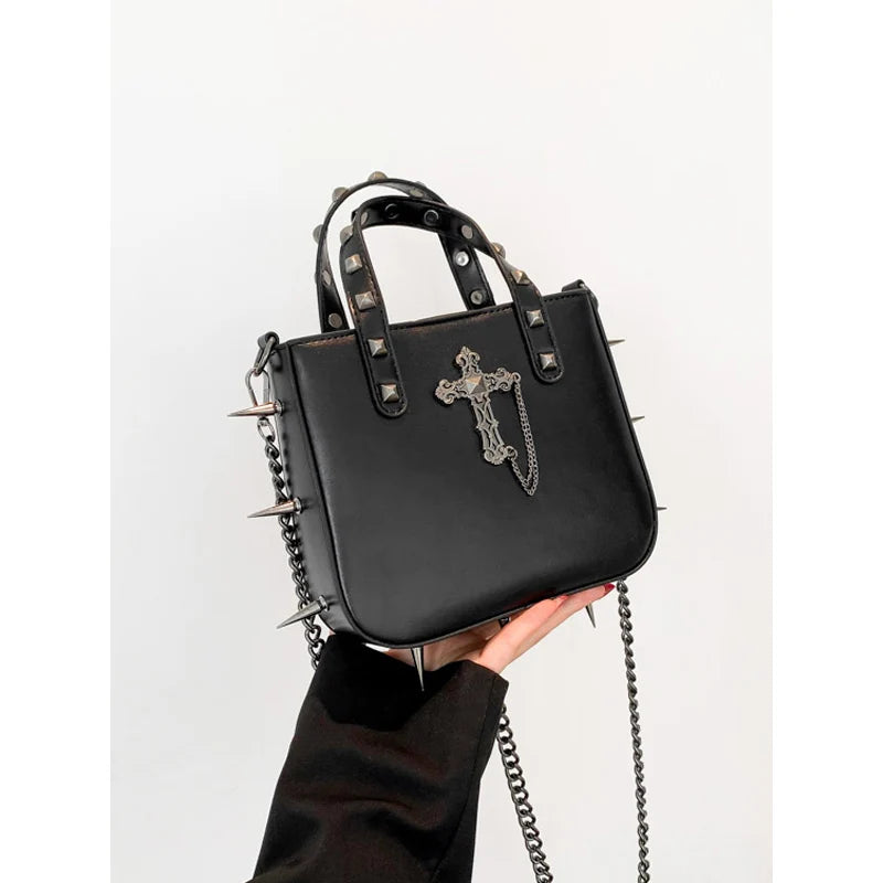 Sharp Rivets Gothic Goth Dark Metal Punk Cute Harajuku Bag