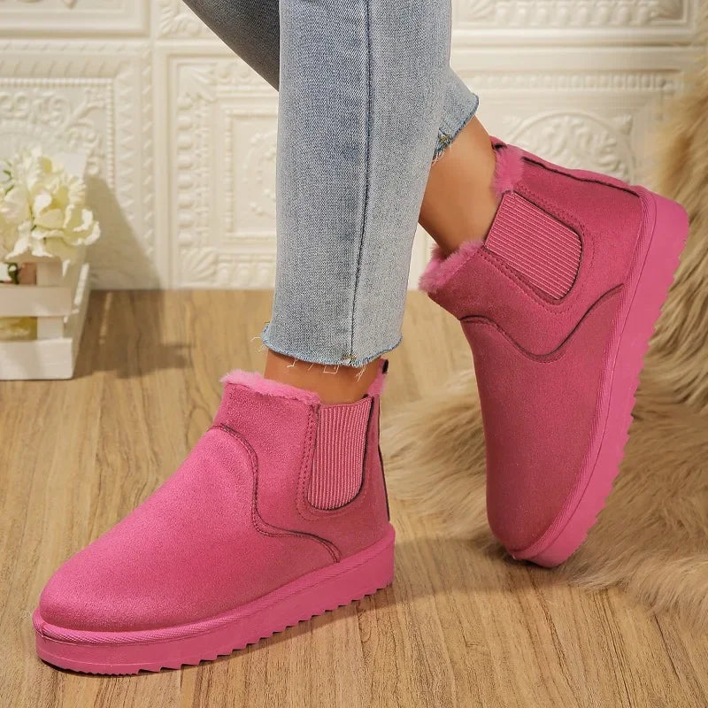 Shoes Female 2024 New Women's Snow Boots Comfortable and Warm Winter Boots Plus Size 36-44 Fashion Platform Boot Botas De Mujer