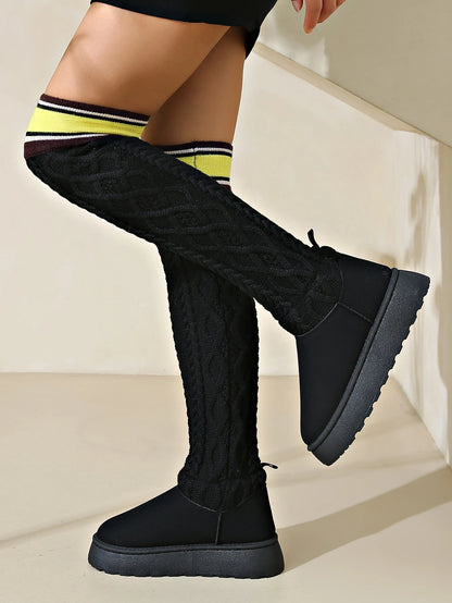 Warm Cozy Stylish Comfortable Chic Elegant Knee High Boots