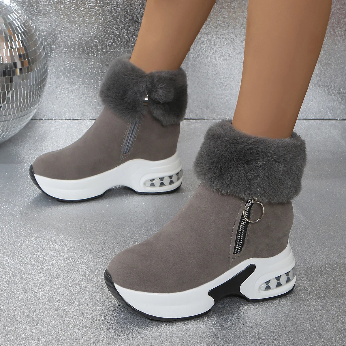 Winter Fashion Women Boots New Warm Comfortable Platform Snow Boots Women Lightweight Causal Shoes for Women Zapatos De Mujer