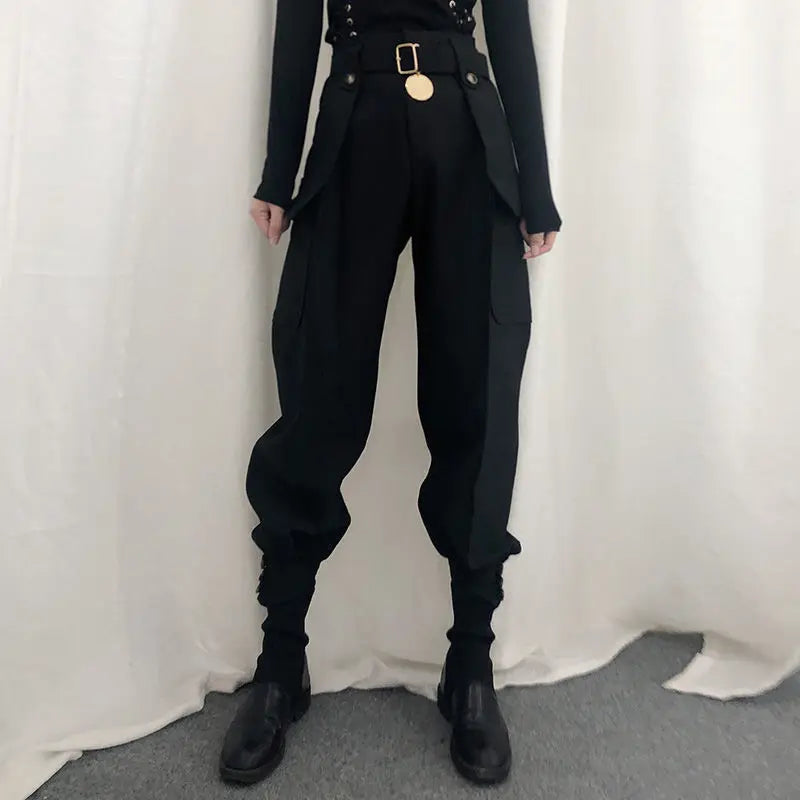 High Waist Vintage Harajuku Cargo Halloween Pants