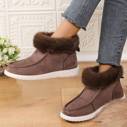 Thickening Plush Warm Plus Size Comfortable Soft Cotton Snow Boot