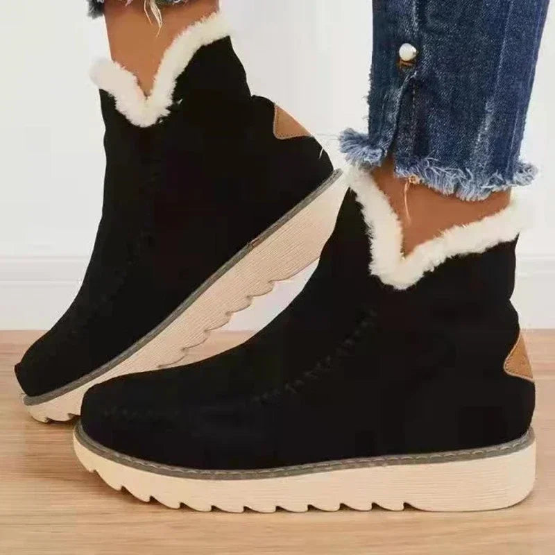 Women Snow Boots Winter Fashion Casual Warm Shoes for Women Slip on Lady Comfort Female Ankle Boot Footwear Botas De Mujer