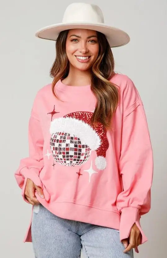 Sequin Nutcracker Holiday Christmas Hoodie