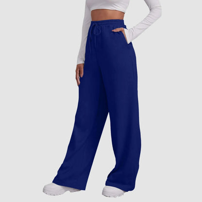 Chic Women's Wide-Leg Streetwear Joggers Sweatpants