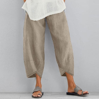 DressBetty - Vintage Women Cotton Linen Wide Leg Pants